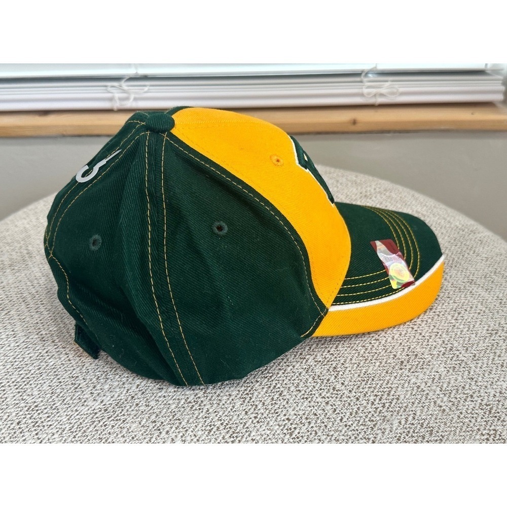 Baylor Bears Hat NCAA Baseball Cap Green & Yellow Adjustable Adult Mens - Picture 5 of 8
